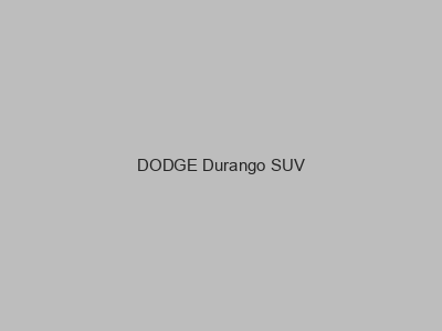 Enganches económicos para DODGE Durango SUV